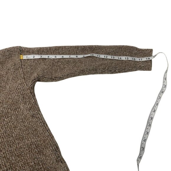 Peruvian Link Alpaca Collection Brown Henley Sweater M 100% Alpaca Knit Pullover - Picture 9 of 9